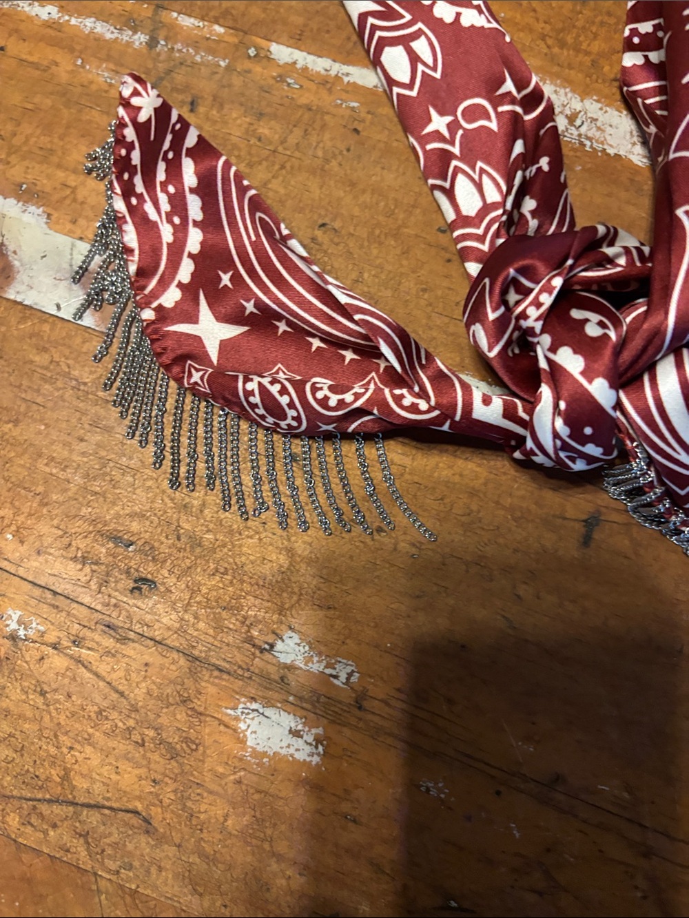 NWT Idyllwind Amelia Bandana Necklace w/Chains - Picture 5 of 7